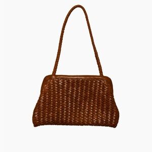 Bembien Le Sac Sienna Purse Shoulder Bag Woven Leather NEW